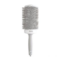 Brosse brushing Expert Blowout Speed nylon ondulé Blanc & gris 65mm Olivia Garden