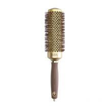 Brosse brushing Expert Blowout Speed nylon ondulé doré &marron 45mm Olivia Garden