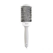 Brosse brushing Expert Blowout Shine nylon blanc & gris 45mm Olivia Garden