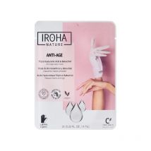 Gants masque anti-âge mains et ongles acide hyaluronique Iroha