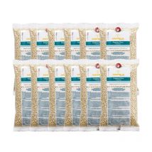 Pack 12 cires Pelables Blanches Vanille Pastilles Xanitalia 1000 Grs