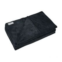 Serviettes Microfibre Noires Flean'Up 50x85cm Générik Lot de 6