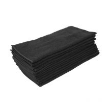 Serviettes Noires BBHair 100% coton 50 x 83 cm Générik Pack de 12