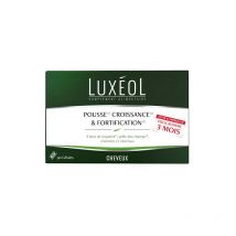 Compléments alimentaires pousse, croissance et fortification cheveux cure 3 mois Luxéol 90 gélules