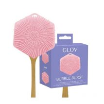 Brosse silicone 3-en-1 lavage & massage corps, cuir chevelu et dos Bubble Burst Glov