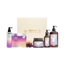 Coffret Capillaire Prestige Keratine, Biotine et Collagen Édition Limitée 6 soins Arganicare