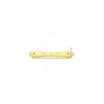 Bigoudis Permanente rose/jaune (60x8mm) x12 Shophair