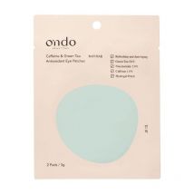 Patchs yeux antioxydants Caffeine & Green Tea Ondo Beauty 2 Pcs