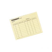 Paquet de 50 Fiches Jaunes