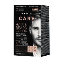 Kit Coloration Homme Cheveux & Barbe Chatain Foncé Kaypro