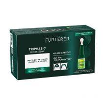Traitement anti-chute longévité & densité Triphasic Progressive René Furterer 8x5,5ML