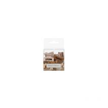 Boite de 10 pinces à Cheveux Marron Stella Green