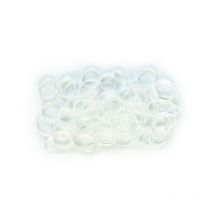 Sachet de 100 élastiques caoutchou Blanc Stella Green