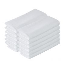 Serviettes pour salon Invincible blanches Sibel x12