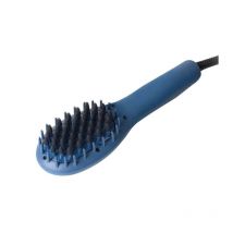 Mini brosse chauffante bleu Corioliss