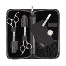 Set de ciseaux Stage pro set offset silver 5.5” SALONXPRO