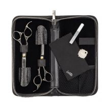 Set de ciseaux Stage pro set offset black 5.5” SALONXPRO