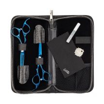 Set de ciseaux Stage pro set offset blue 5.5” SALONXPRO