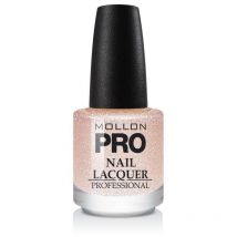 Top Coat Effet Pailleté Mollon Pro Peach Sparkle - 206