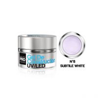 Gel de construction n°08 subtle white Mollon Pro 30ML