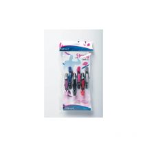 Sachet 6 pinces puissantes 9 cm Strong Colorées
