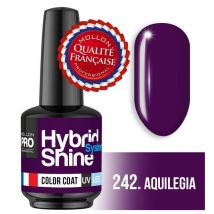 Mini Vernis Semi-Permanent Hybrid Shine 242 Aquilégia Mollon Pro 8ml