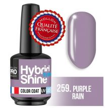 Mini Vernis Semi-Permanent Hybrid Shine Mollon Pro 259 Purple Rain 8 ml