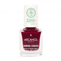 Arcancil - Vernis Green Vernis À Ongles 130 Dahlia - Rouge - Couvrance Haute - Naturel