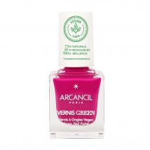 Arcancil - Vernis Green Vernis À Ongles 355 Pensee - Couvrance Haute - Sans Acétone