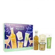 Blancrème - Coffret Rituel Corps Pomme & Noisette Gel Douche, Gommage Corps, Crème Corps & Crème Mains