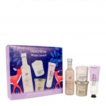 Blancrème - Coffret Rituel Corps Noix De Coco & Litchi Gel Douche, Gommage Corps, Crème Corps & Crème Mains