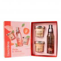 Blancrème - Coffret Routine Corps - Pêche Abricot Eau Fraîche, Gommage Corps & Crème Corps