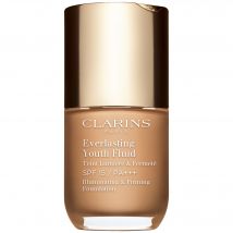 Clarins - Everlasting Youth Fluid Fond De Teint Soin Lumière Et Fermeté 111 Auburn - Couvrance Moyenne - Non Comédogène - 30 ml