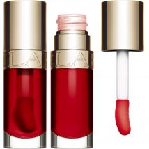 Clarins - Lip Comfort Oil Gloss 7ml 08 Strawberry - Rouge - Couvrance Moyenne - 7 ml