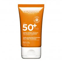 Clarins - Crème Solaire Jeunesse Très Haute Protection Visage - Spf50+ 50ml - 50 ml