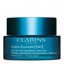 Clarins - Hydra-essentiel Soin De Nuit Repulpant 'anti-soif' - Toutes Peaux 50ml - Non Comédogène - 50 ml