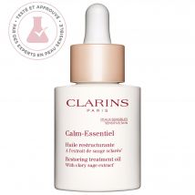 Clarins - Calm-essentiel Huile Restructurante À L'extrait De Sauge Sclarée* Flacon 30ml - Sans Alcool - 30 ml