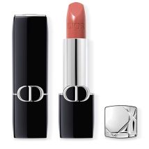 Dior - Rouge Dior Rouge à Lèvres Confort & Longue Tenue - Fini Satin 100 Nude Look - - Couvrance Haute