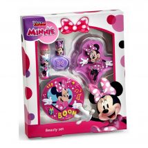 Disney Produits - Coffret Maquillage - Minnie Brillant Et Baume Lèvres, Vernis & Miroir