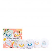 Les Senteurs Gourmandes - Coffret Savons Parfumés Vanille, Monoï, Mandarine & Néroli 4 X 70g - Naturel - 280 g
