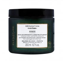 Elénature - Réparation Extrême Masque Soin Nourrissant & Restructurant 200ml - Vert - Sans Alcool - 200 ml