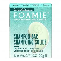 Foamie - Étoile Shampoing Solide Aloe Vera Shampoing Solide Cheveux Secs