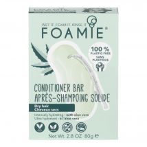 Foamie - Après Shampoing Solide Aloe You Vera Much Cheveux Secs Boîte 80g - Sans Paraben - 80 g