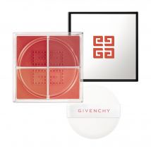 Givenchy - Prisme Libre Blush Le Premier Blush Poudre Libre 4 Couleurs N°6 Flanelle Rubis - Rouge - Couvrance Naturelle - Sans Paraben - 6 g