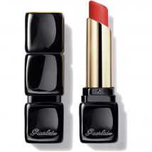 Guerlain - Kisskiss Tender Matte Rouge À Lèvres Mat Lumineux Fin & Fondant Confort 16h 520 - Sexy Coral - 2,8g - Orange Cuivré - Couvrance Haute - 3.5