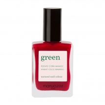 Manucurist - Vernis Green Vernis À Ongles Pomegranate - Rouge - Couvrance Haute - Naturel, Sans Acétone - 15 ml