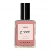 Manucurist - Vernis Green Vernis À Ongles Old Rose - Rose - Couvrance Naturelle - Naturel - 15 ml