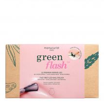 Manucurist - Coffret Routine Green Flash Semi-permanent Hortencia - Rose - Couvrance Naturelle - Naturel