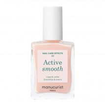 Manucurist - Active Smooth Vernis Soin Lissant 00 - Rose - Couvrance Naturelle - Minérale - 15 ml