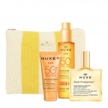 Nuxe - Trousse Mes Essentiels De L'été Crème Solaire, Huile Solaire & Huile Sèche - 250 ml